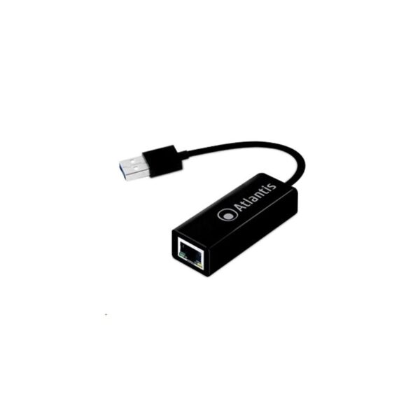 ADATTATORE DA USB3 0 PORTA LAN GIGABIT ADAPTER 10 100 1000MBIT ATLANTIS A02 UTL30